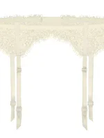 Podvazkový pás Fuchsia ecru - Julimex