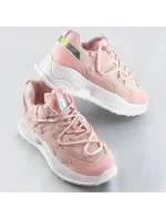 Růžové dámské sneakersy se dvojitými model 17229021 - C'M Paris Růžové dámské sneakersy se dvojitými model 17229021 - C'M Paris