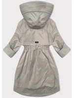 Světle béžová dámská bunda typu větrovka S'West (B8357-26) Světle béžová dámská bunda typu větrovka S'West (B8357-26)