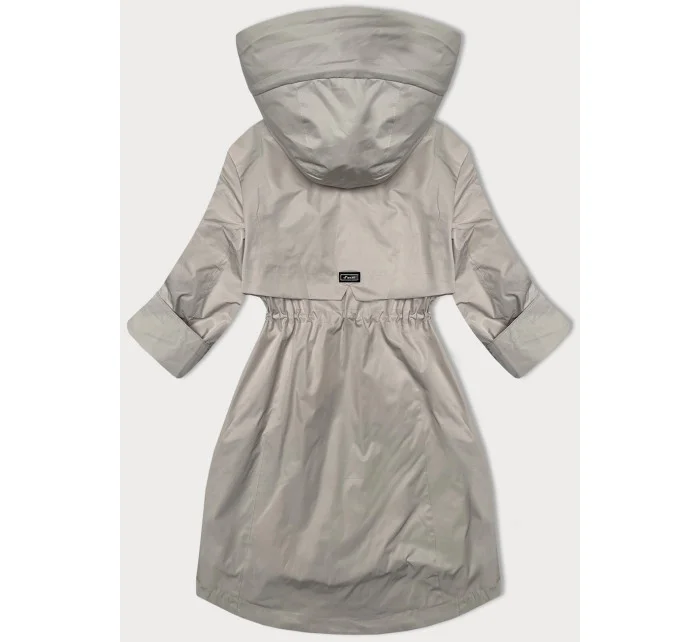 Světle béžová dámská bunda typu větrovka S'West (B8357-26) Světle béžová dámská bunda typu větrovka S'West (B8357-26)