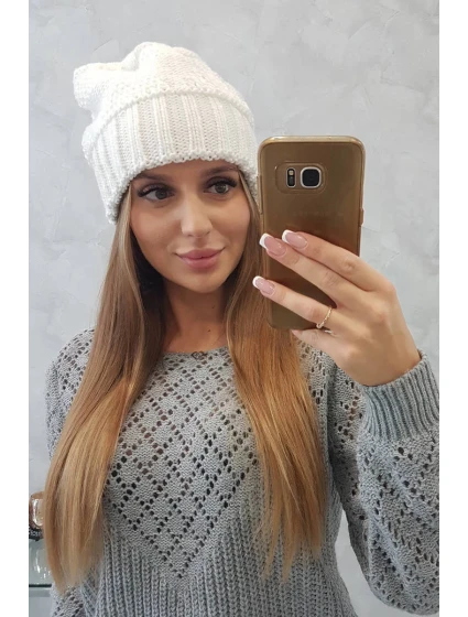 Dámská čepice Danuta K331 bílá Dámská čepice Danuta K331 bílá