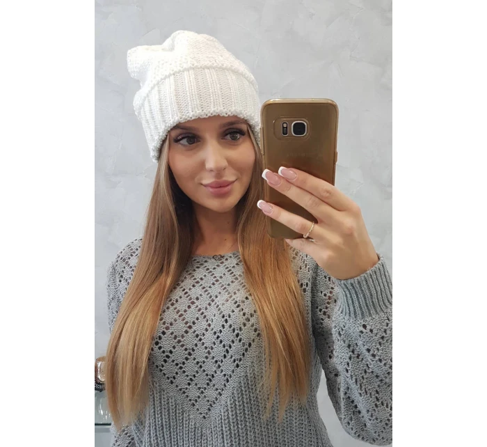 Dámská čepice Danuta K331 bílá Dámská čepice Danuta K331 bílá