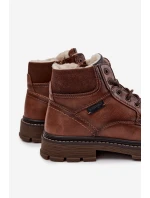 Pánské zimní kozačky model 21713700 hnědé - Wrangler