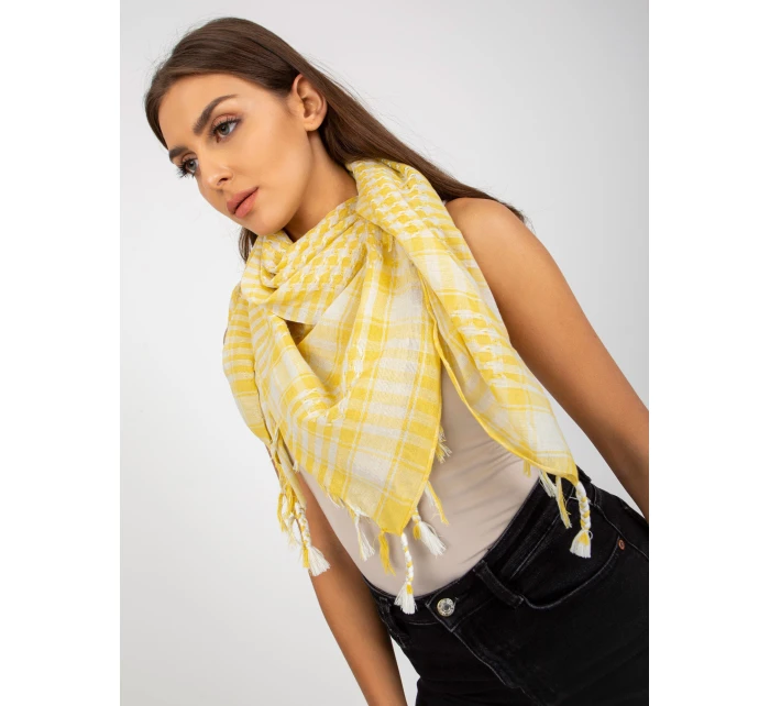 Šátek AT CH model 21307983 světle žlutý - FPrice Šátek AT CH model 21307983 světle žlutý - FPrice