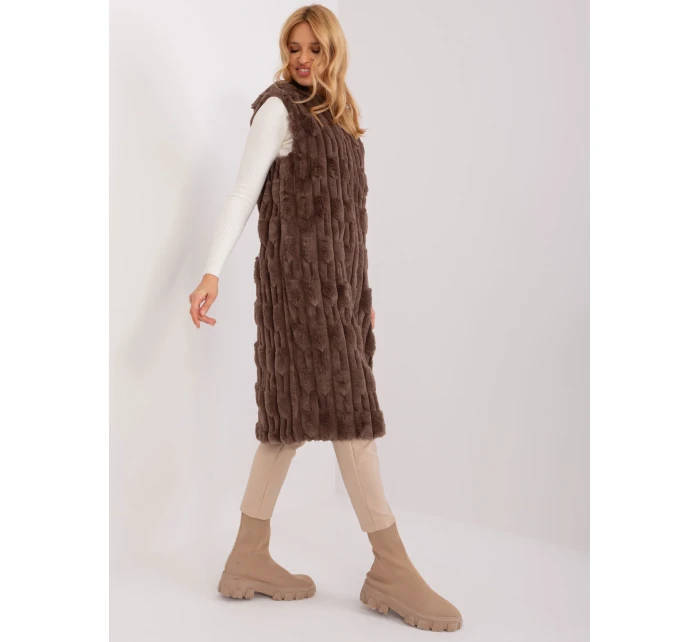 Kamizelka AT KZ brązowy model 19367716 - FPrice Kamizelka AT KZ brązowy model 19367716 - FPrice