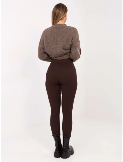 Leginsy model 21782506 ciemny brązowy - FPrice