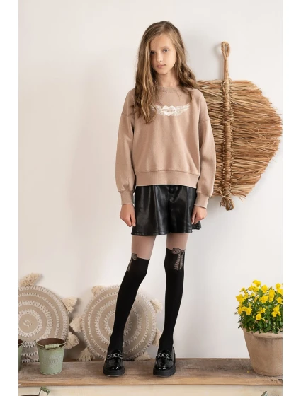 Dětské vzorované punčocháče s mašlí model 21344374 - Knittex