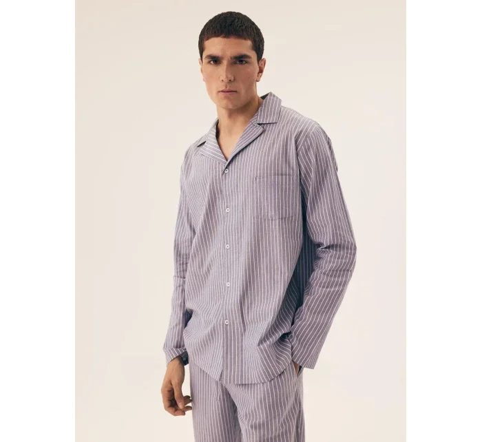 Pyžamo Henderson 43035 Mic délka/r M-2XL pruhované