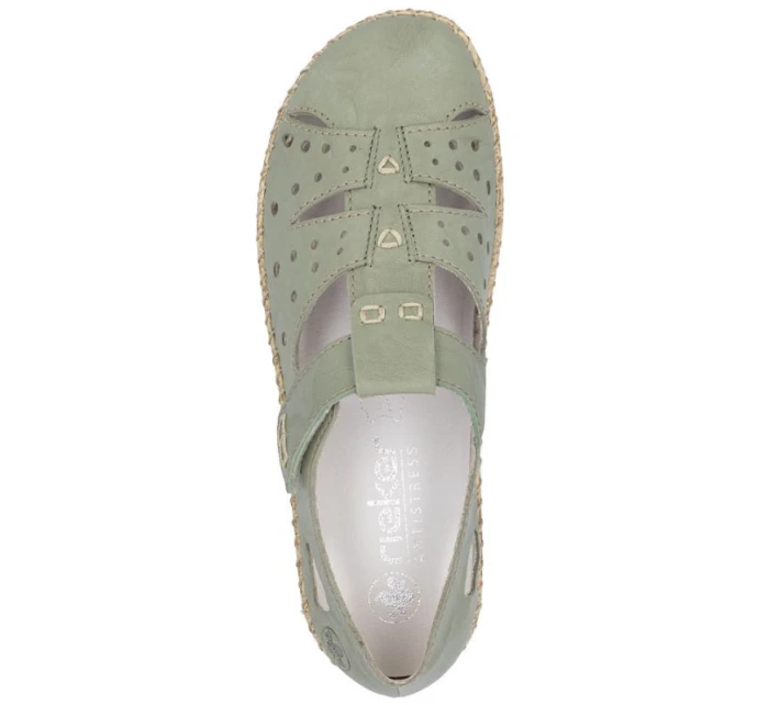 damskie na  zielone model 22033791 - Rieker