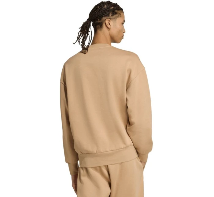 Pánská mikina adidas Essentials Loose Fit 3 Bar Logo béžová JX5668 pánská