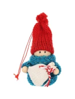 DEKORATIVNÍ PANENKA S TAŠKOU MODRÁ DÍVKA 7,5 CM DEKORATIVNÍ PANENKA S TAŠKOU MODRÁ DÍVKA 7,5 CM