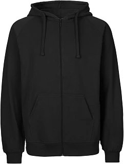Neutral O 63301 Pánská mikina s kapucí z bio bavlny 77.6331 black