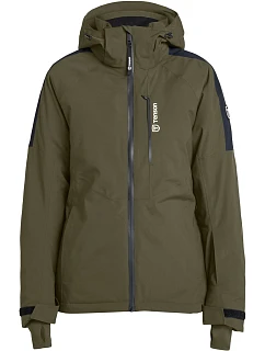 Core Ski Jacket Women Dámská lyžařská bunda s kapucí model 22470460 olive - Tenson