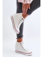 Dámské tenisky na podpatku Cross Jeans NN2R4004 bílé