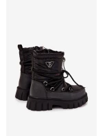 Dětské černé sněhule Adelisse