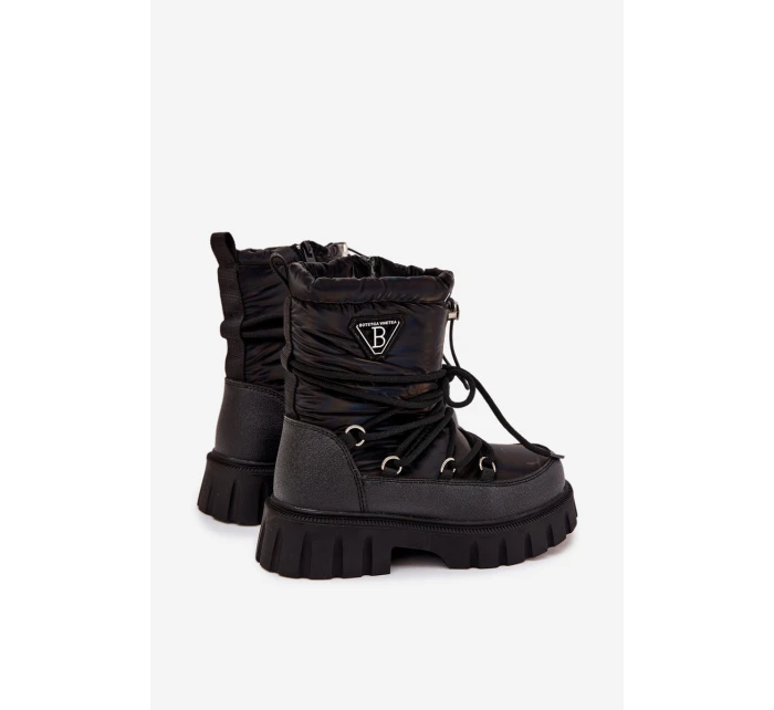 Dětské černé sněhule Adelisse