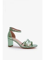 Dámské sandály 24SD98-6768 zelené - Step in style