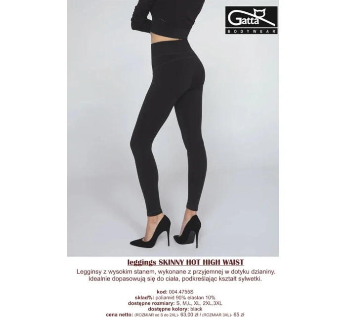 Dámské legíny SKINNY HOT HIGH WAIST Dámské legíny SKINNY HOT HIGH WAIST