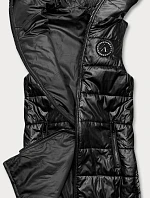 Vesta s geometrickým spodním dílem černá (B0122-1)