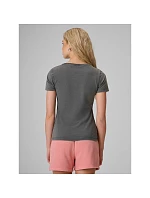 Dámské tričko slim s potiskem model 22369381 - 4F Dámské tričko slim s potiskem model 22369381 - 4F