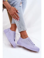 Dámské Textilní Tenisky Big Star RR274406 Fialové