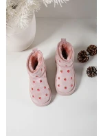 Dětské sněhule s růžové model 21762615 - Boto Dětské sněhule s růžové model 21762615 - Boto