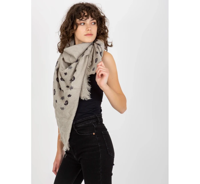 Šátek AT CH  šedý model 17967009 - FPrice