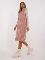 Kamizelka AT KZ ciemny różowy model 20479865 - FPrice Kamizelka AT KZ ciemny różowy model 20479865 - FPrice