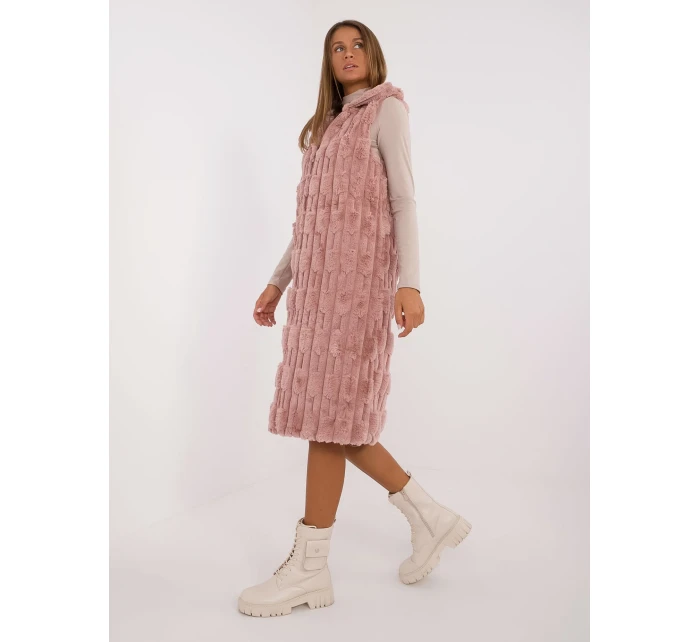 Kamizelka AT KZ ciemny różowy model 20479865 - FPrice Kamizelka AT KZ ciemny różowy model 20479865 - FPrice