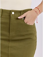 Spódnica HM SD model 22174492 khaki - FPrice Spódnica HM SD model 22174492 khaki - FPrice