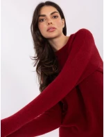 Sweter MO SW model 21766343 ciemny czerwony - FPrice Sweter MO SW model 21766343 ciemny czerwony - FPrice