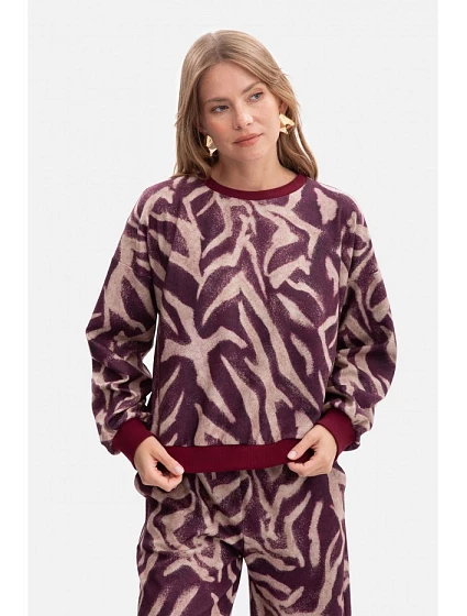 model 21379895 Pletená mikina s potiskem model 2 - BeWear
