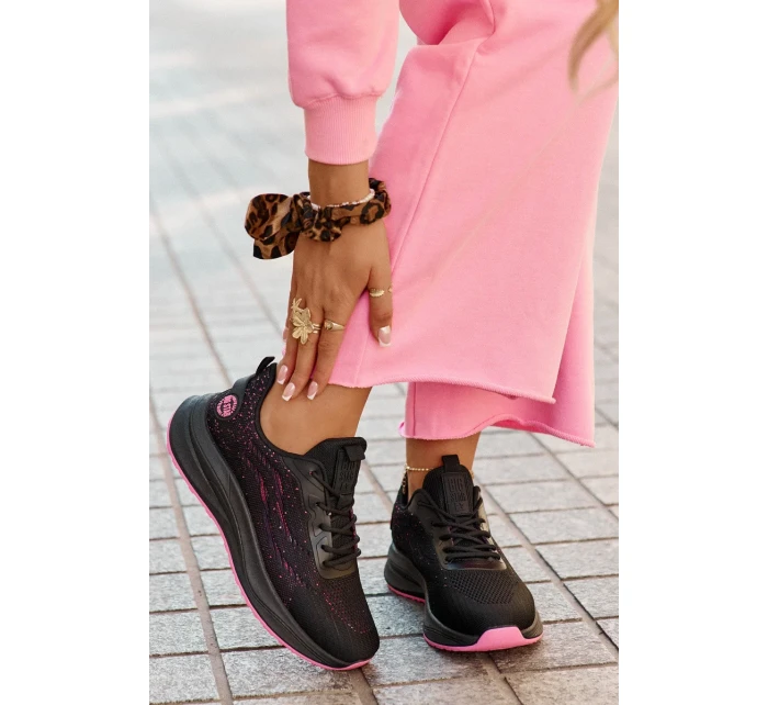 Dámské tenisky na platformě Big Star HI-POLY SYSTEM – černé Dámské tenisky na platformě Big Star HI-POLY SYSTEM – černé