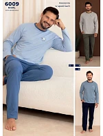 Pyžamo Regina 6009 dlouhé rukávy, velikosti M–3XL, Z26