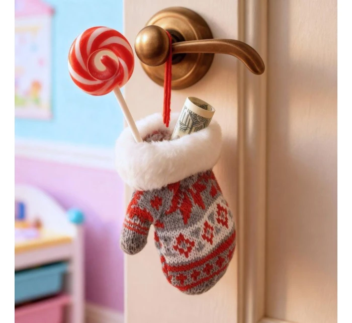 DÁRKOVÁ VISAČKA 12CM ŠEDÁ