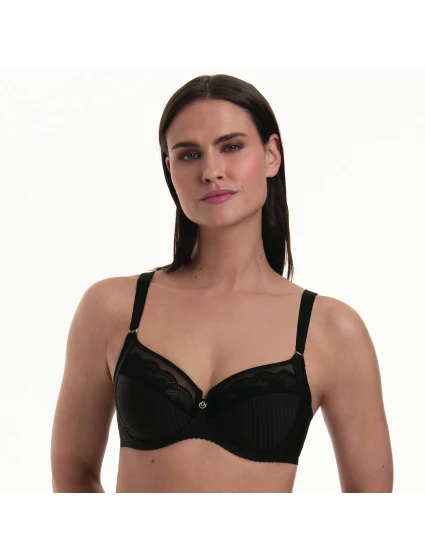 podprsenka s kosticí černá  model 19753190 - RosaFaia