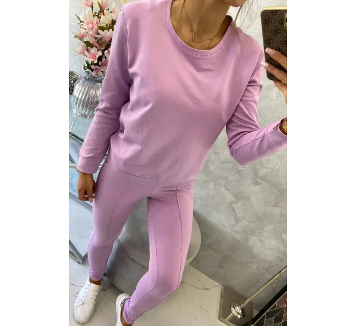 Fialová tepláková souprava