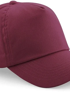 Beechfield B 10B Dětská 5 panelová kšiltovka "Original" 53.010B burgundy