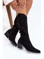 Kozačky Kovbojky Dámské Černé model 21821849 - Boto Kozačky Kovbojky Dámské Černé model 21821849 - Boto