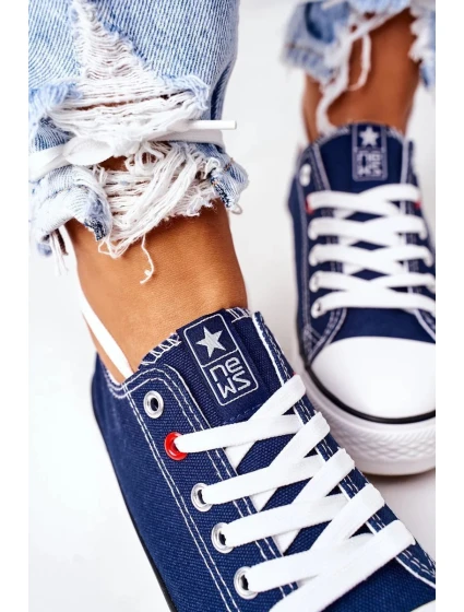 Dámské Klasické Tenisky Tmavě Modré Ecoma Dámské Klasické Tenisky Tmavě Modré Ecoma