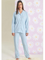 Dámské pyžamo model 18832829 Světle modrá vzor - Muydemi