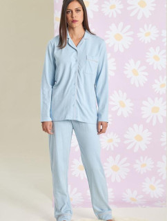 Dámské pyžamo model 18832829 Světle modrá vzor - Muydemi