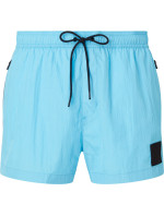 Pánské plavky Short Drawstring Swim Shorts CK Nylon KM0KM00868CU8 modrá - Calvin Klein