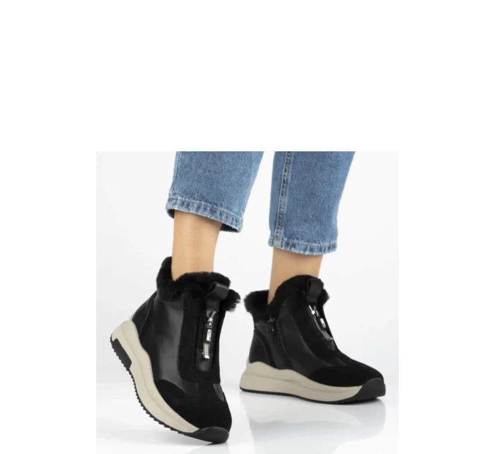 Boty na široké podrážce  model 222010 Solea