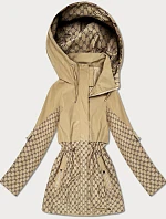 Dámská bunda se stahovací šňůrkou v pase Goodlookin sand (KK60414-2#)