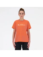 Tričko New Balance S/S Script Tee Gfr W WT41909GFR