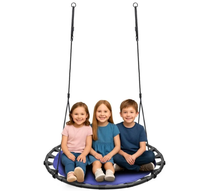 ZAHRADNÍ HOUPAČKA ČAPÍ HNÍZDO 120CM MODRÁ