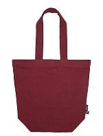 O Taška z bio bavlny se zipem bordeaux model 22417075 - Neutral O Taška z bio bavlny se zipem bordeaux model 22417075 - Neutral