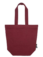 Neutral O 90053 Taška z bio fairtrade bavlny se zipem 77.0053 bordeaux