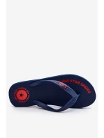 Pánské žabky Big Star model 21610693 Námořnická modrá - Big Star Shoes Pánské žabky Big Star model 21610693 Námořnická modrá - Big Star Shoes